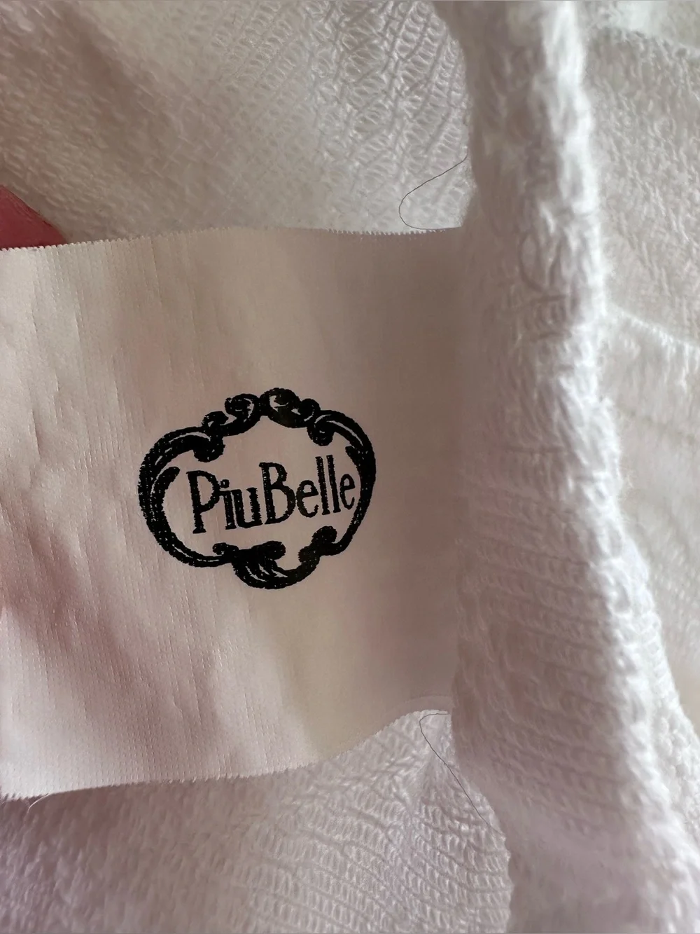 PiuBelle Queen Cotton Mattelasse Coverlet / Blanket Portugal 86 X 94 WHITE